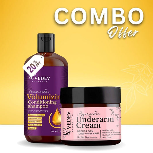 Volumizing Conditioning Shampoo and Underarm Cream (Combo)