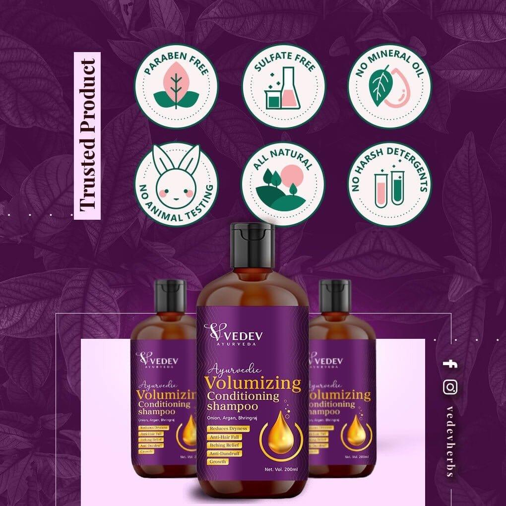 Combo Ayurveda Ayurveda Volumizing Conditioning Shampoo and Hyaluronic Foaming Face Wash My Store 